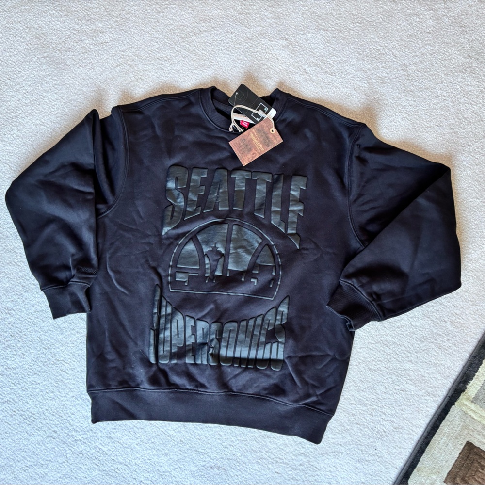Seattle SuperSonics Black Sweater